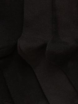 John Lewis Kids' Knee High Socks, Pack of 5 - view 2, Black