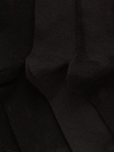 John Lewis Kids' Knee High Socks, Pack of 5 - view 2, Black