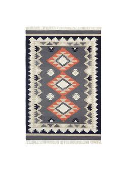 John Lewis Geo Medallion Kelim Rug, Multi, Multi