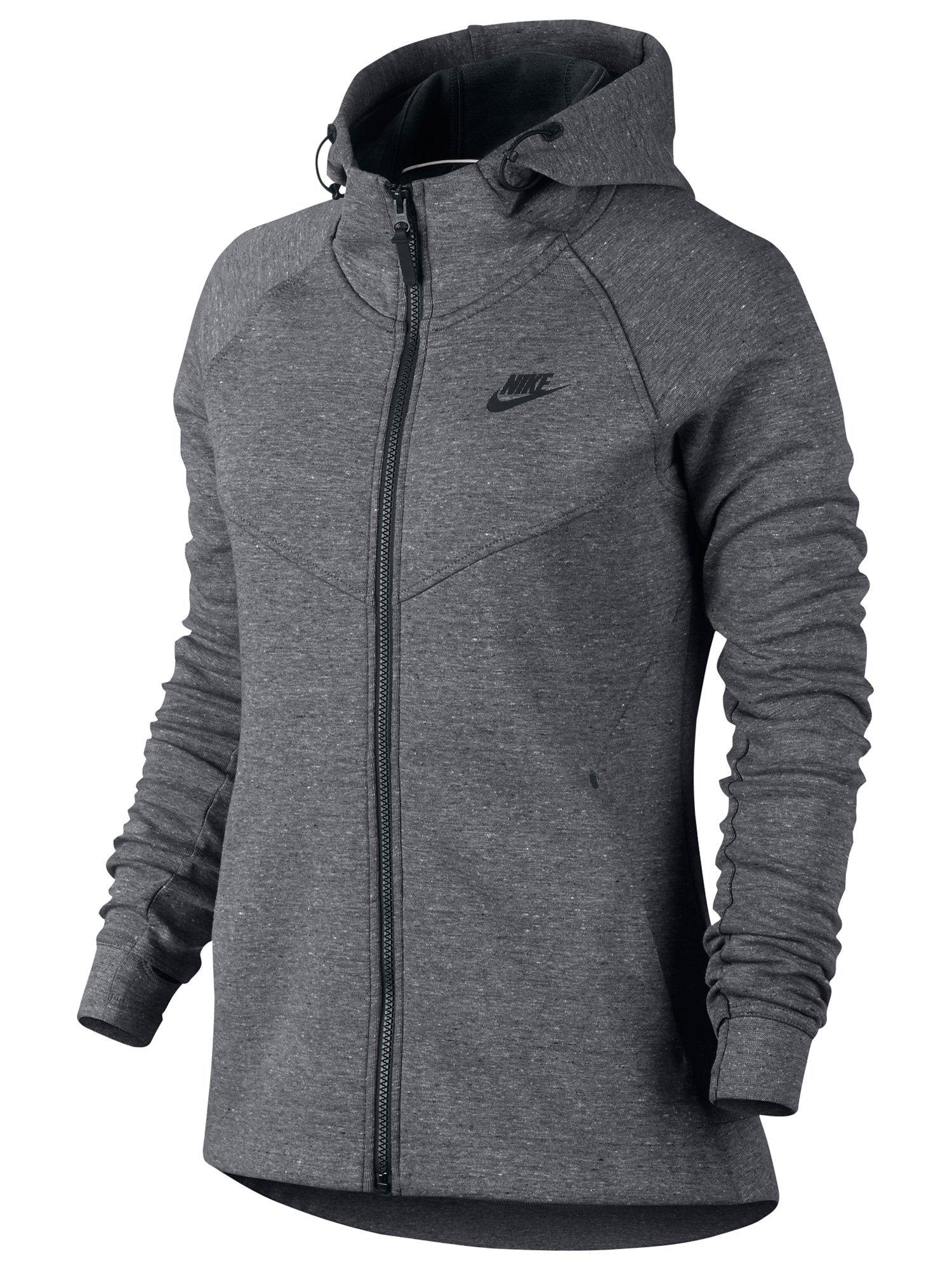 Nike Tech Fleece Hoodie Carbon Heather Black XS