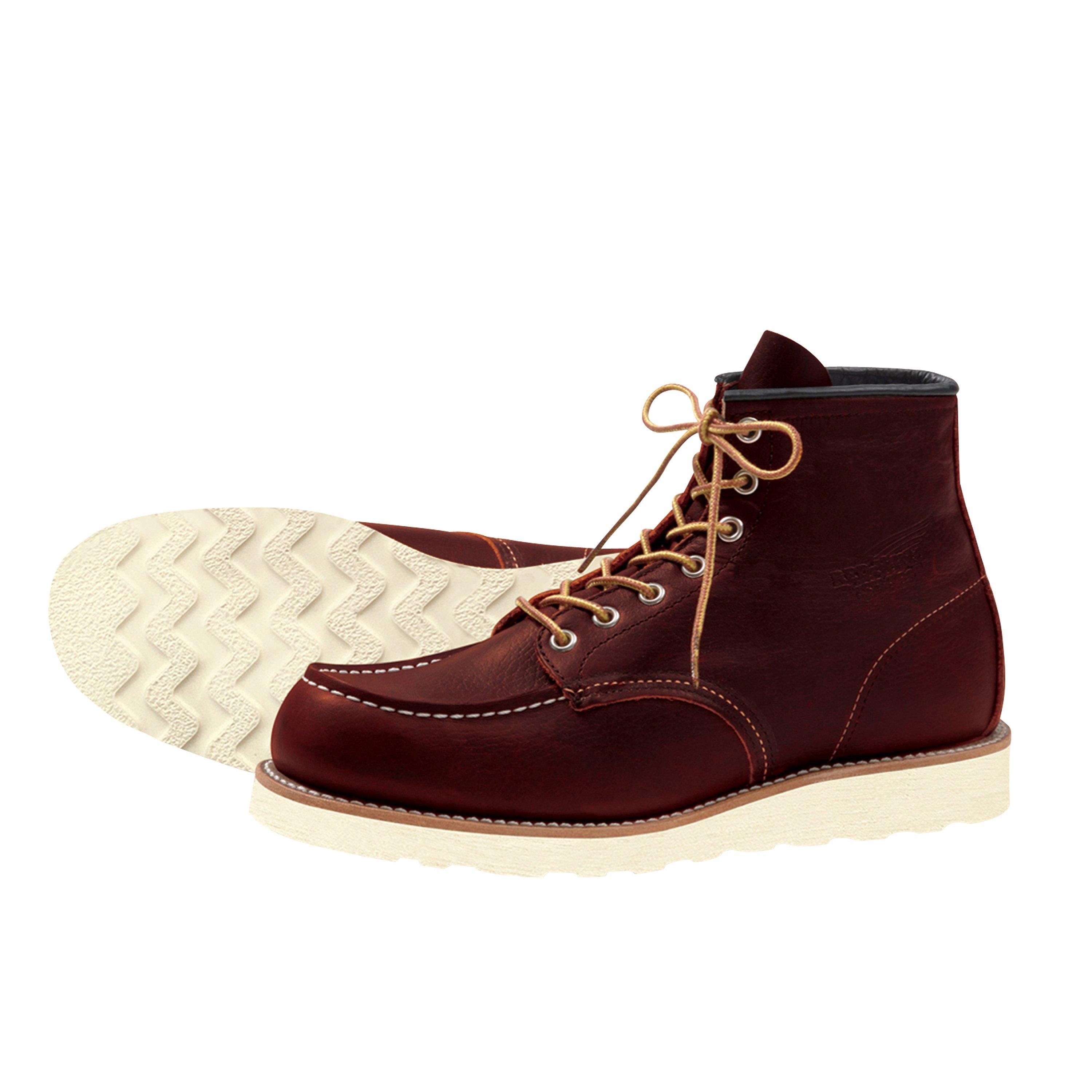 Red Wing 8138 Moc Toe Boot, Briar Oil Slick, 7