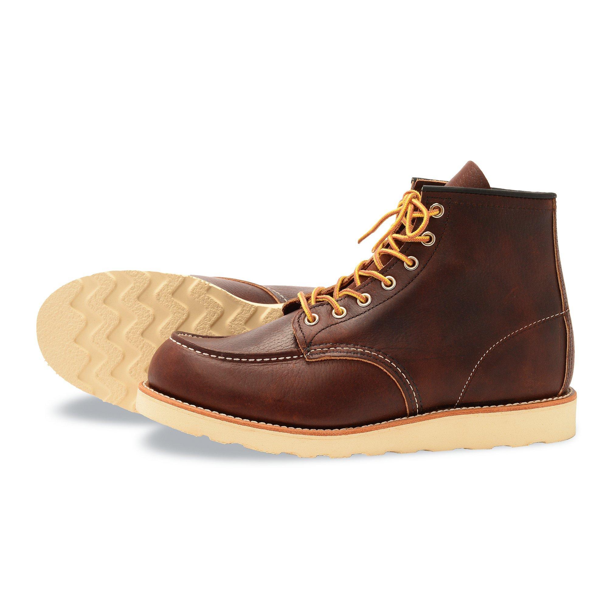 Red Wing 8138 Moc Toe Boot, Briar Oil Slick, 7