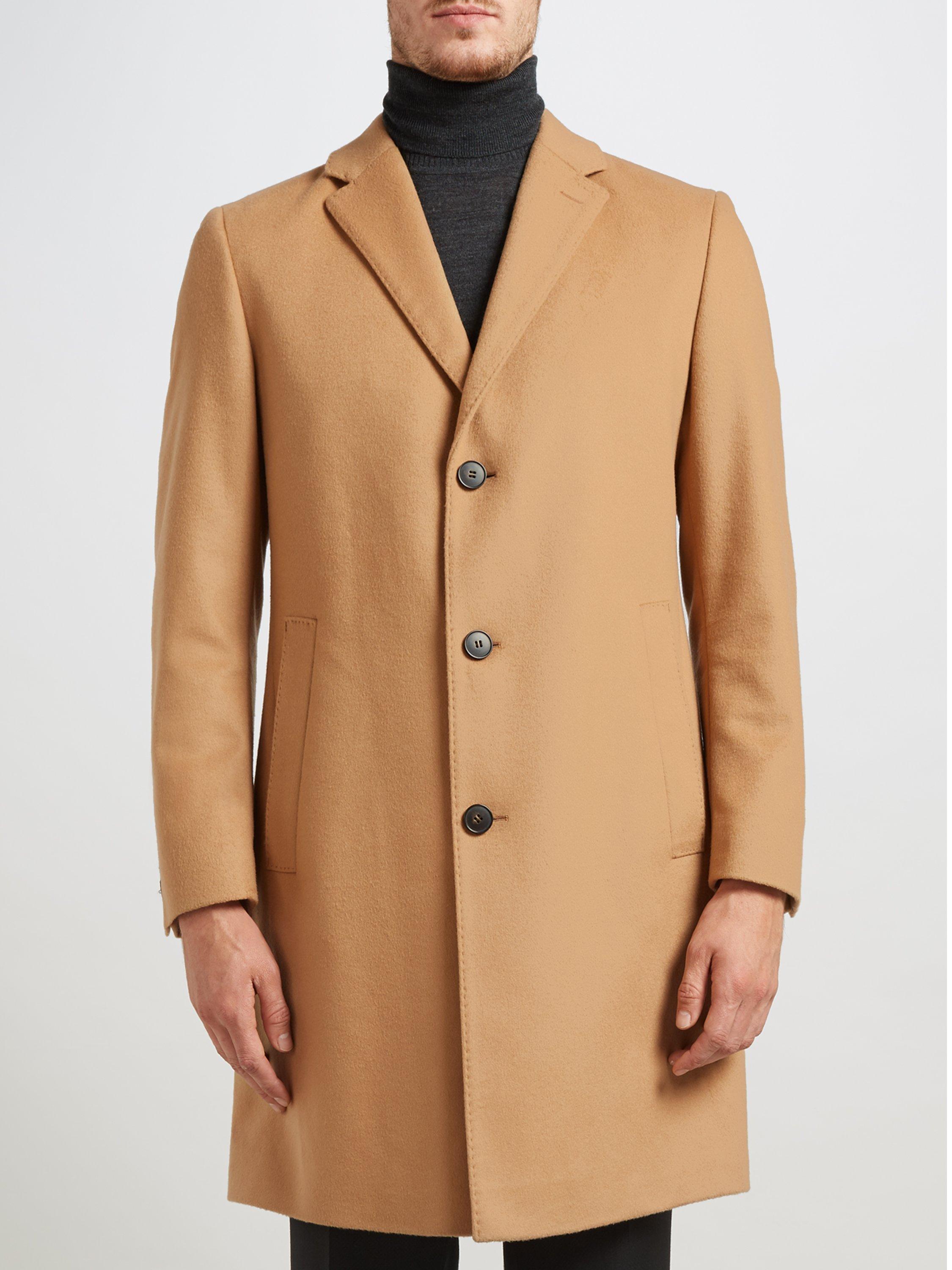 HUGO by Hugo Boss Stratus Overcoat Camel