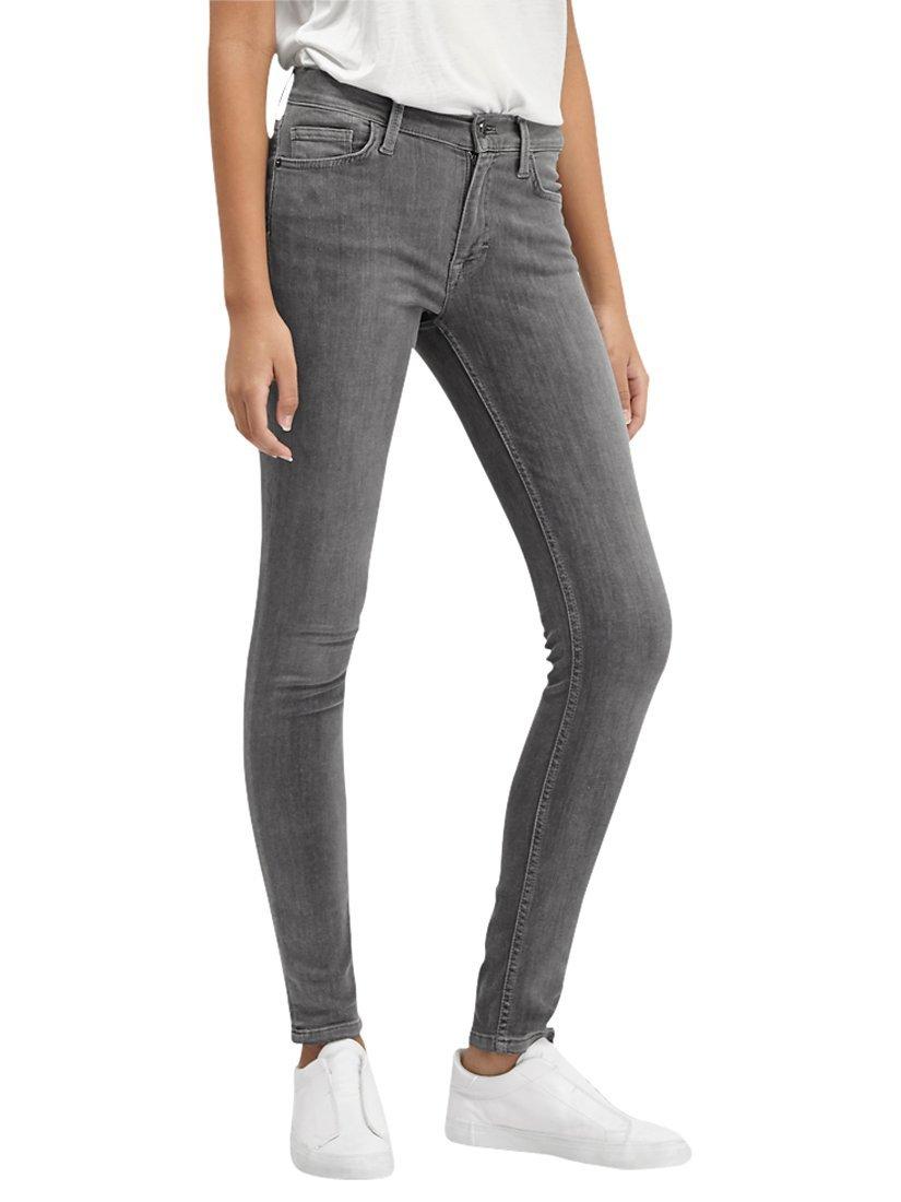 Product image 1 of 4, which shows French Connection Skinny Stretch Rebound Denim Jeans, Charcoal, 8