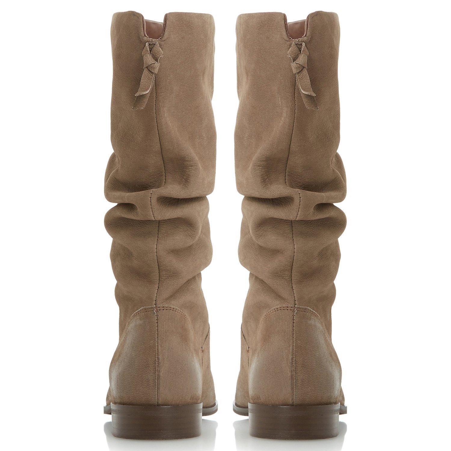 Dune Rosalind Ruched Calf Boots