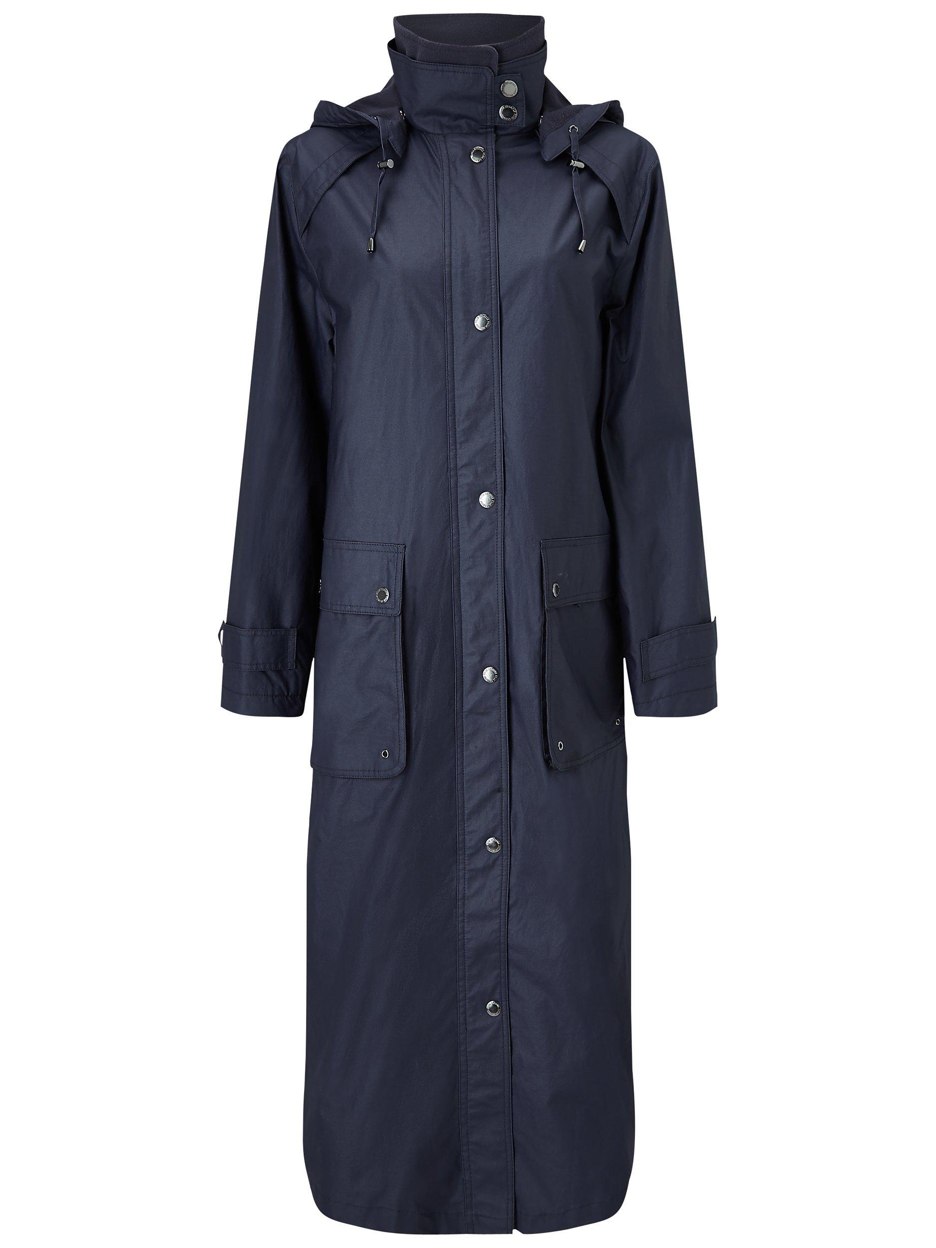 Four Seasons Waterproof Wax Coat, Blueberry