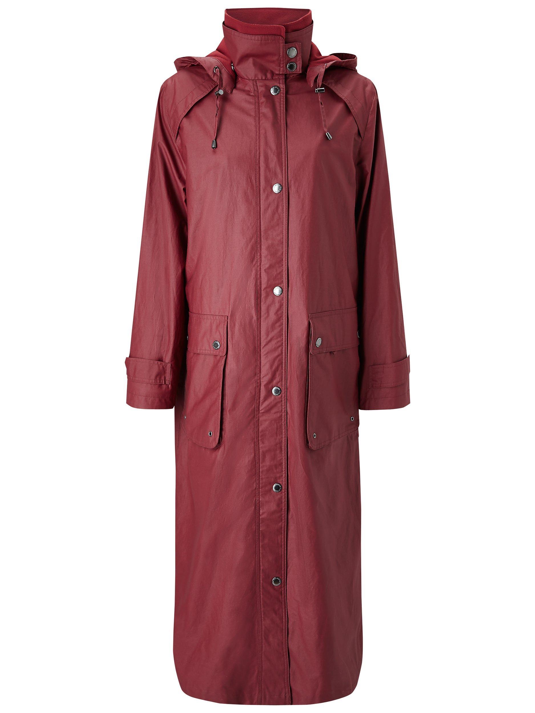Four Seasons Waterproof Wax Coat, Cherry