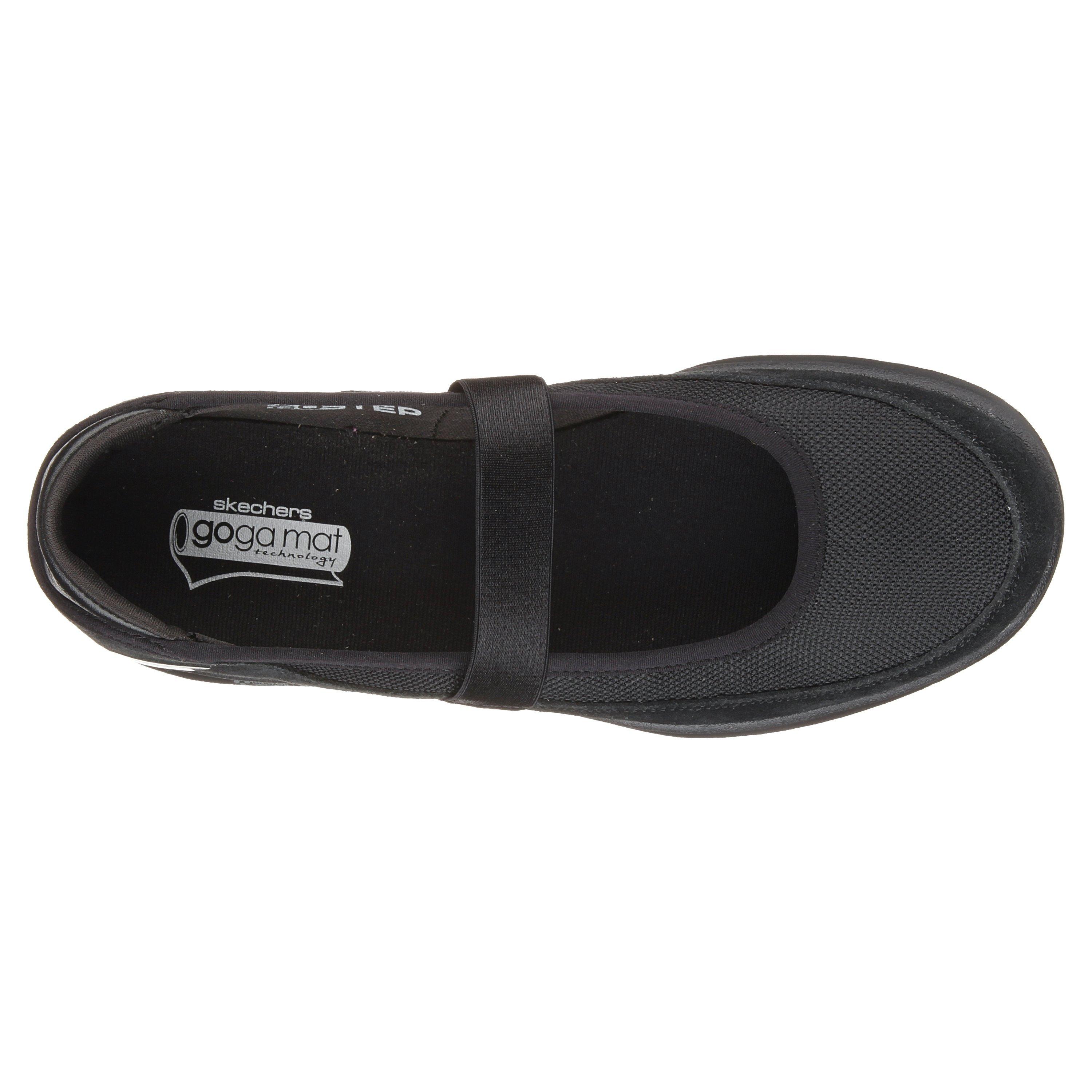 Skechers Go Step Snap Mary Jane Trainers Black