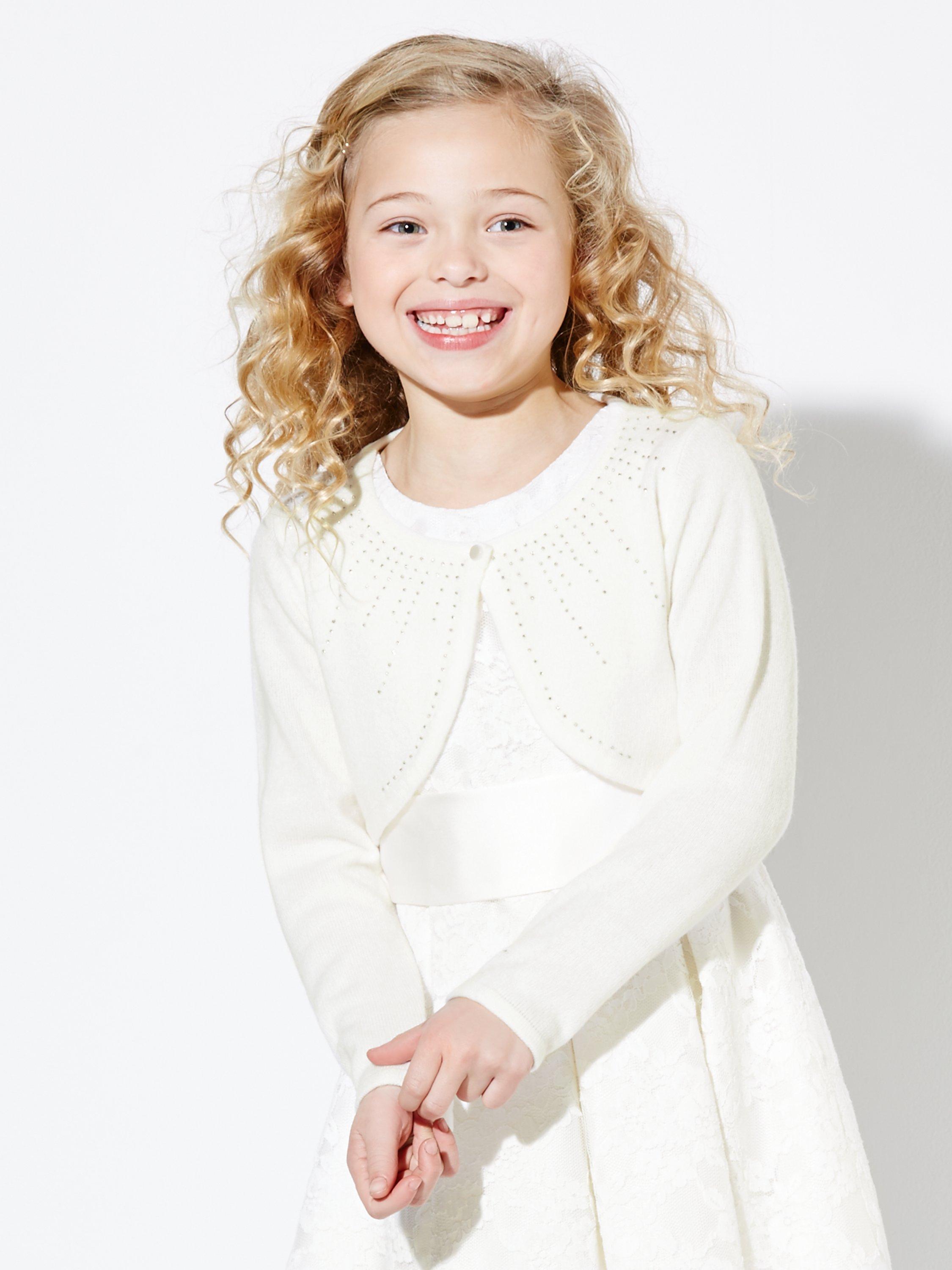 Childrens ivory bridesmaid cardigans hotsell