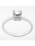 Mogul 18ct White Gold Princess Cut Diamond Engagement Ring, 0.7ct