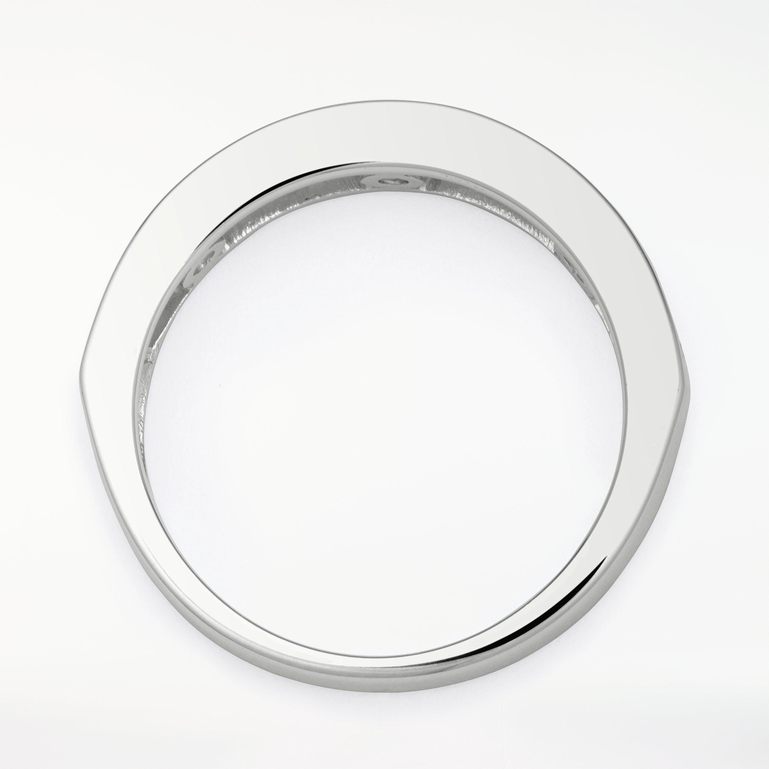 Product image 6 of 9, which shows Mogul 18ct White Gold Round Brilliant Channel Set Diamond Eternity Ring, 1ct, L