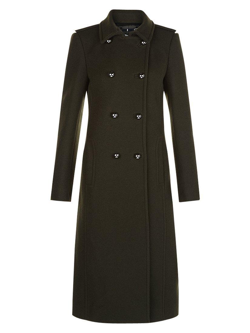 Hobbs Marietta Military Coat Dark Fern Green
