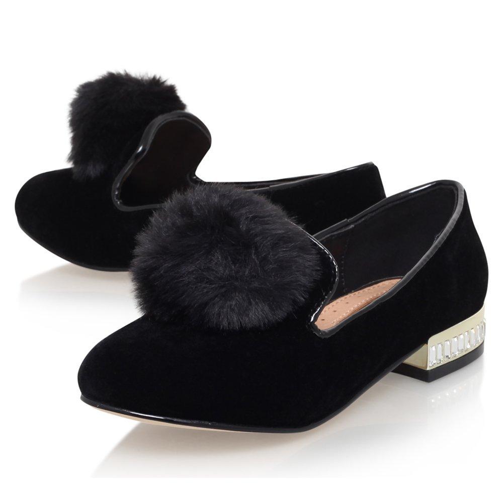Product image 3 of 4, which shows Kurt Geiger London Children's Mini Lap Shoes, Black, 12 Jnr