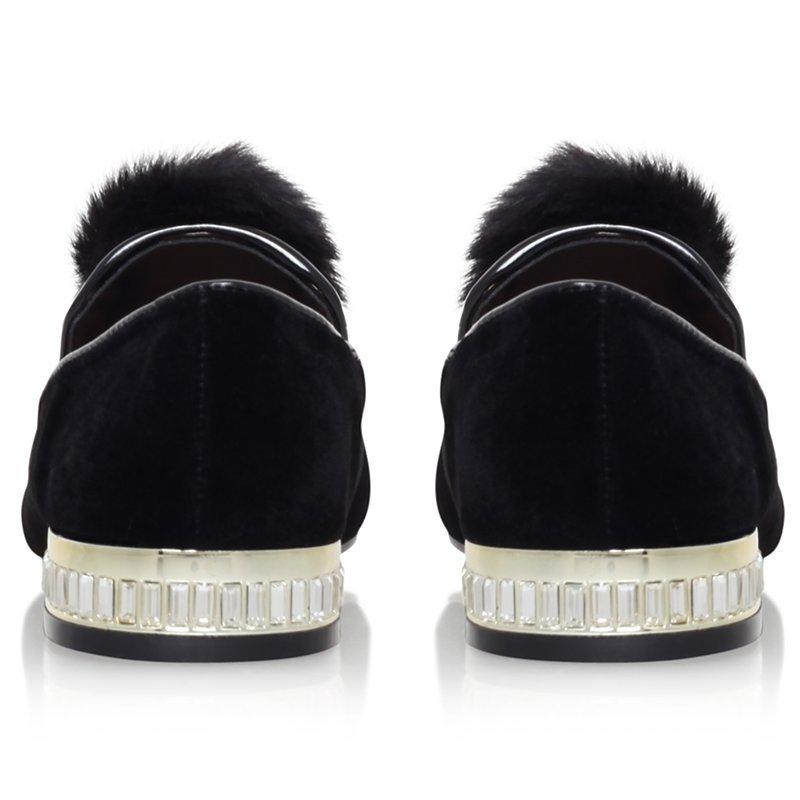Product image 4 of 4, which shows Kurt Geiger London Children's Mini Lap Shoes, Black, 12 Jnr