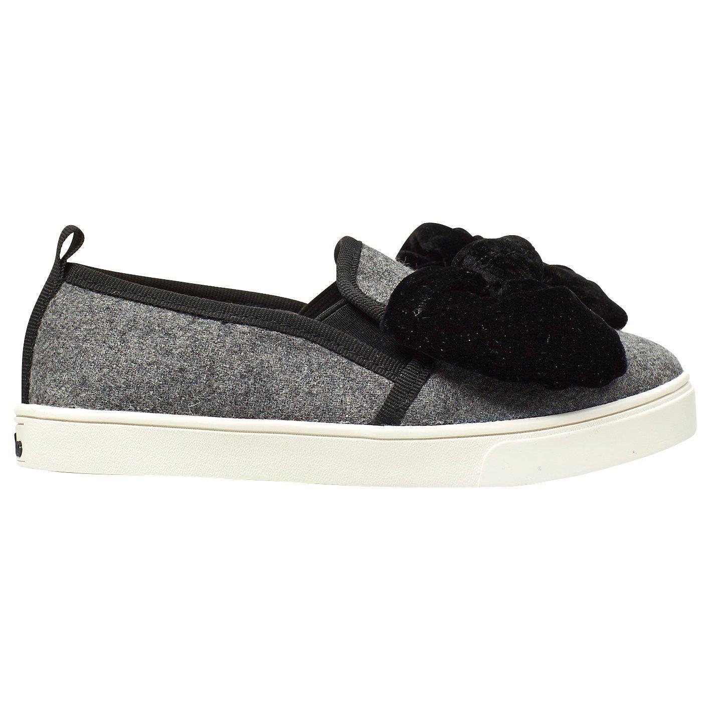 Product image 1 of 6, which shows Kurt Geiger London Children's Twister Slip-On Shoes, Grey, 10 Jnr