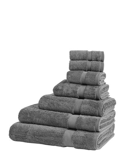 John Lewis Egyptian Cotton Towels, Dark Steel