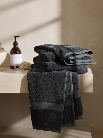 John Lewis Egyptian Cotton Towels - view 2, Dark Steel