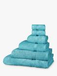 John Lewis Egyptian Cotton Towels, Pale Teal