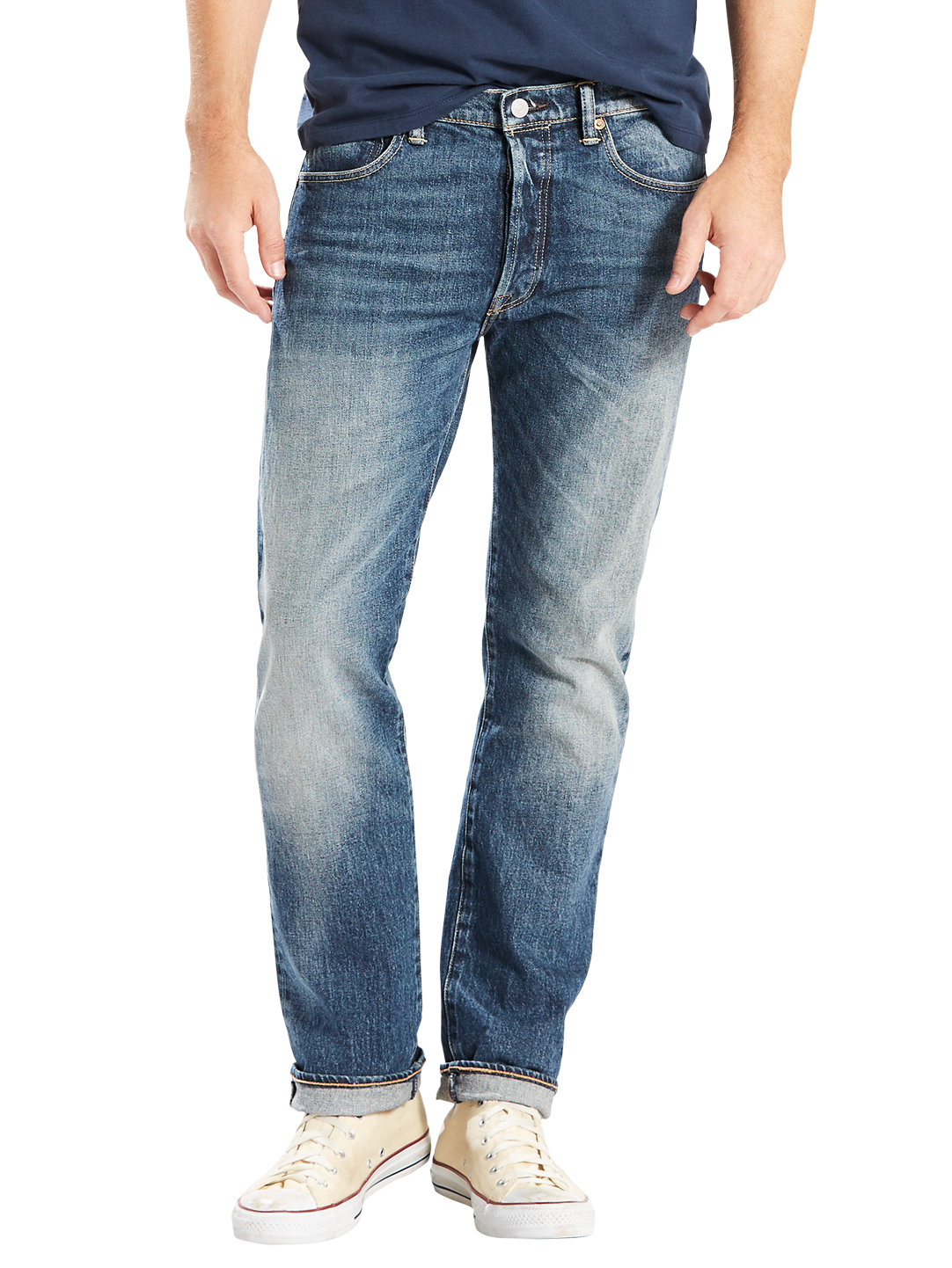 Levi's 501 Original Straight Stretch Jeans, Fret
