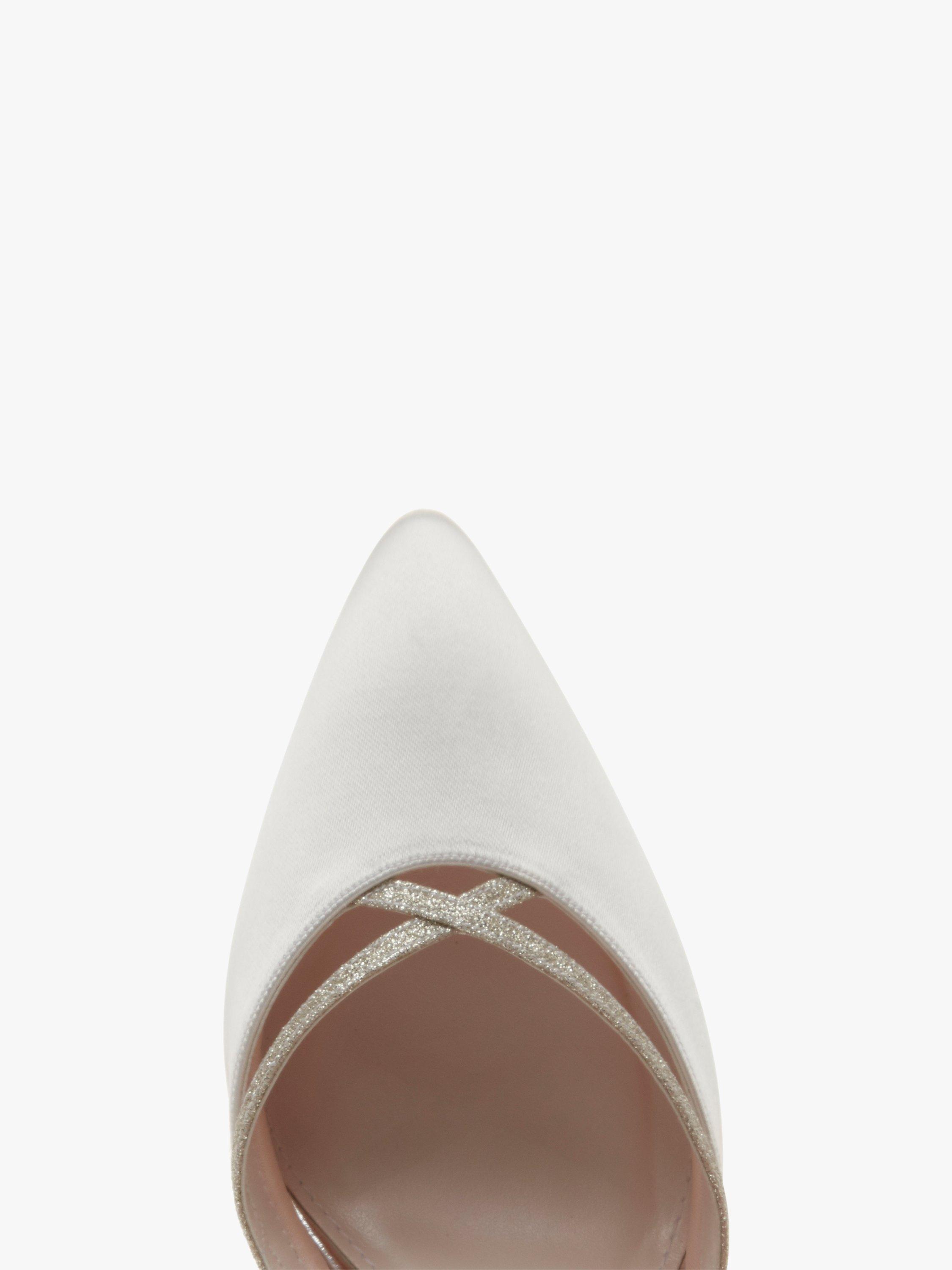 Rainbow Club Georgia Two Part Court Shoes, Ivory, 3