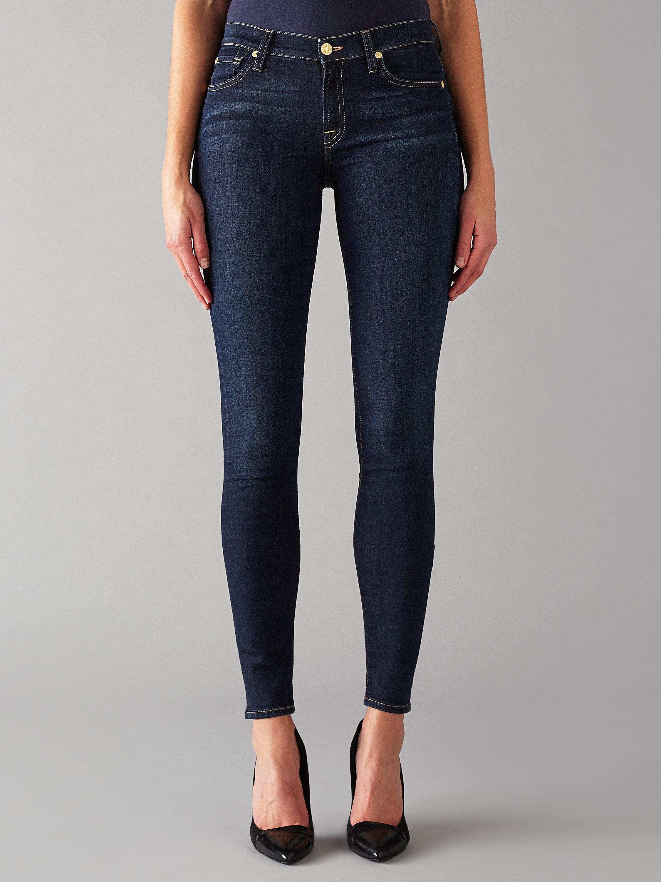 7 For All Mankind The Skinny B(air) Jeans, Rinsed Indigo