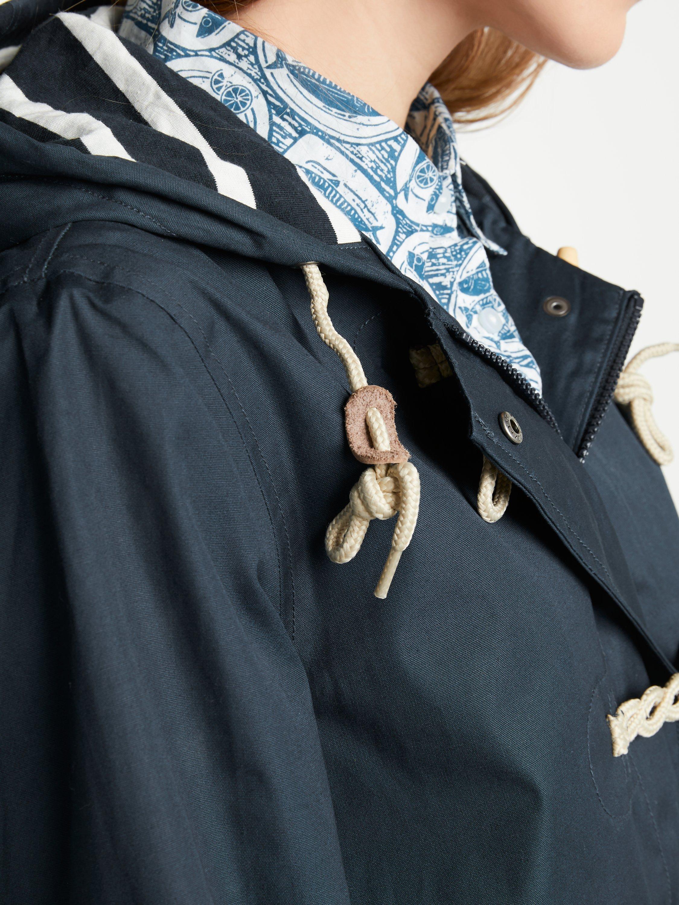 Seasalt RAIN Collection Seafolly Long Jacket Squid Ink