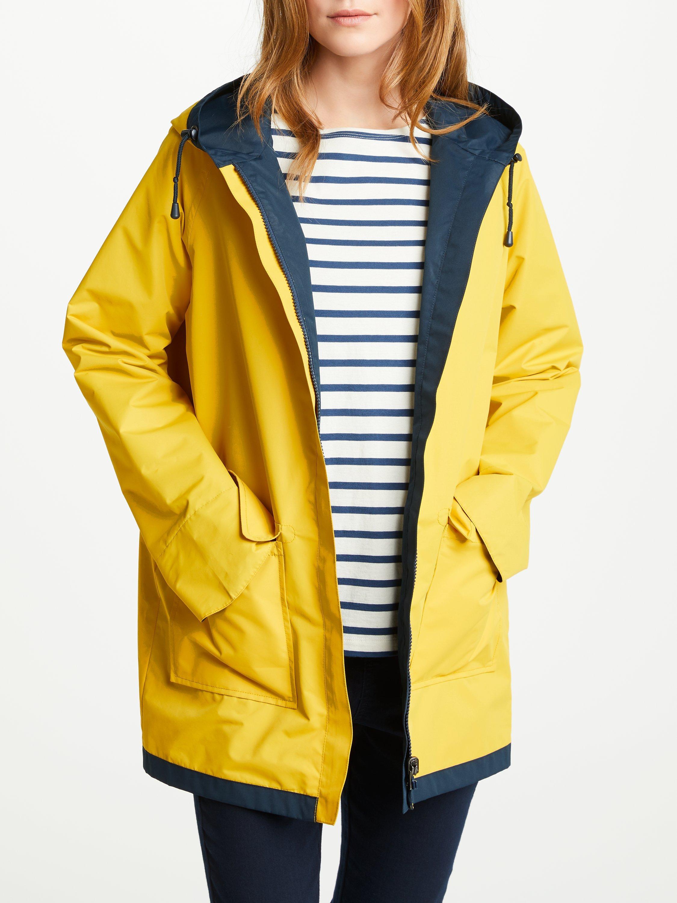 Seasalt RAIN Collection The Reversible Raincoat Mustard