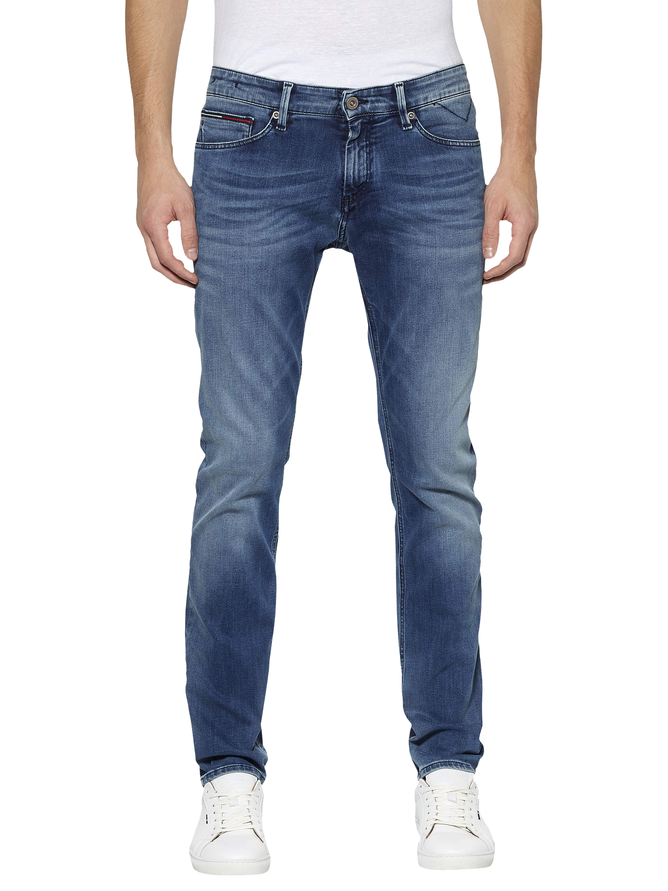 Tommy Jeans Dynamic Stretch Scanton Slim Fit Jeans, Faded Blue