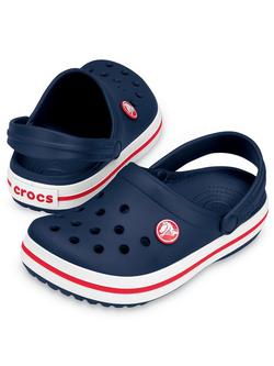 Crocs Kids' Crocband Clogs - view 2, Navy