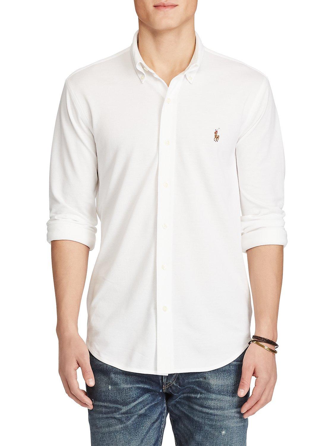 Ralph lauren knit oxford shirt online