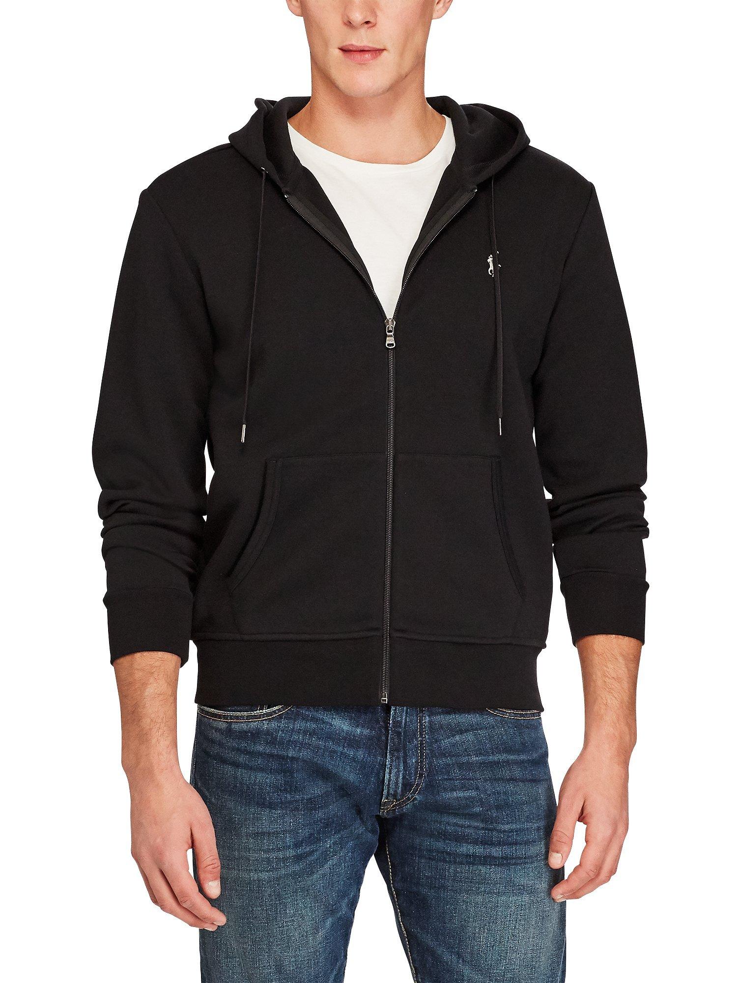 Polo Ralph Lauren Zip Pocket Full Zip Hoodie, Polo Black