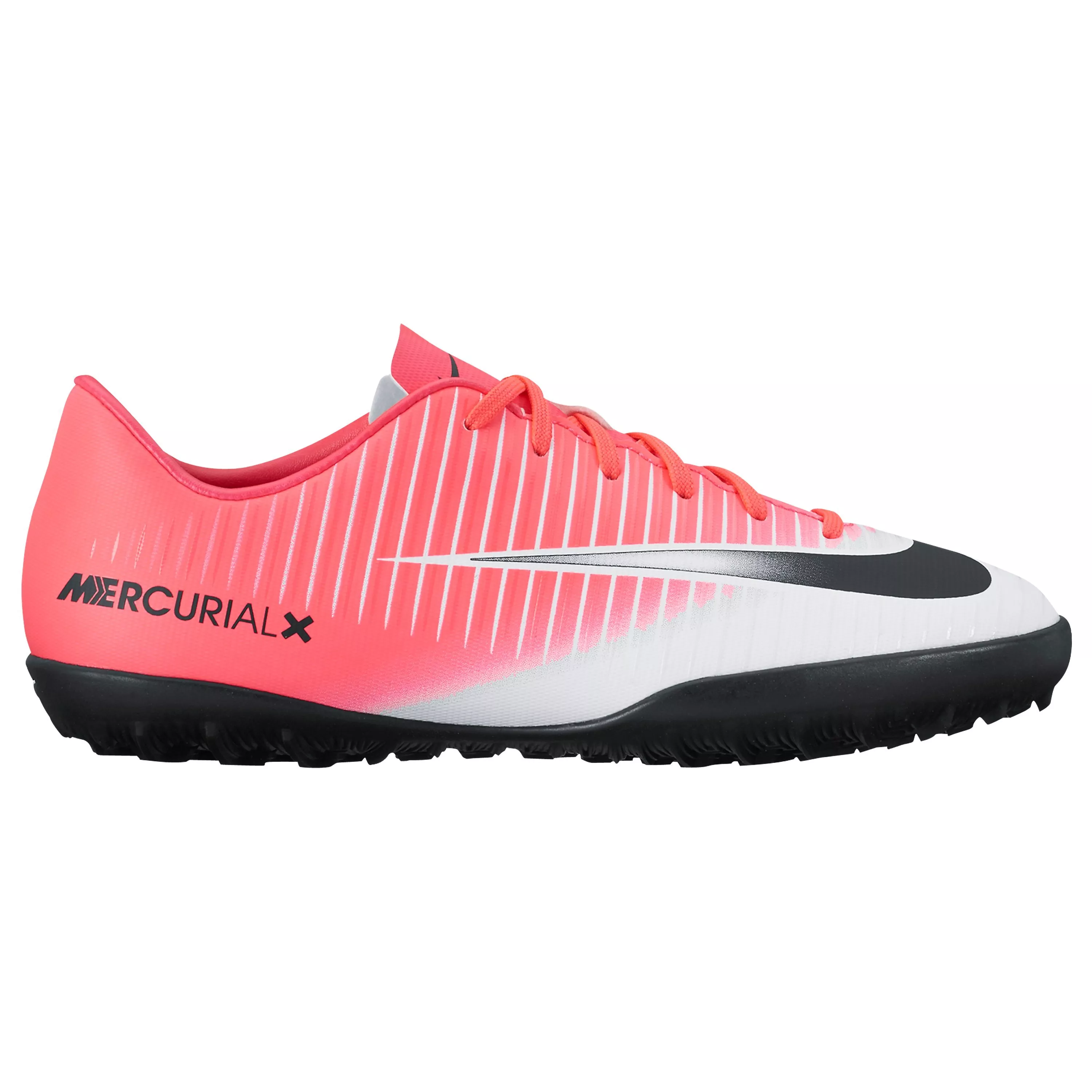 Nike Children s Mercurial Vapor Turf Football Boots Pink White