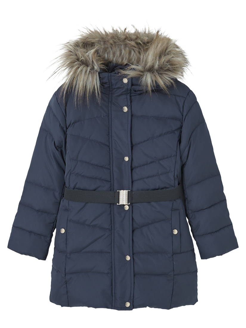 Mango Kids Girls Water Resistant Feather and Down Coat