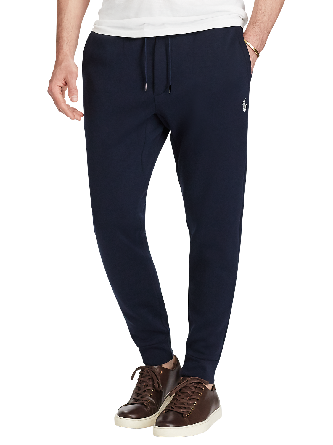 Polo Ralph Lauren Double-Knit Jogging Bottoms, Aviator Navy