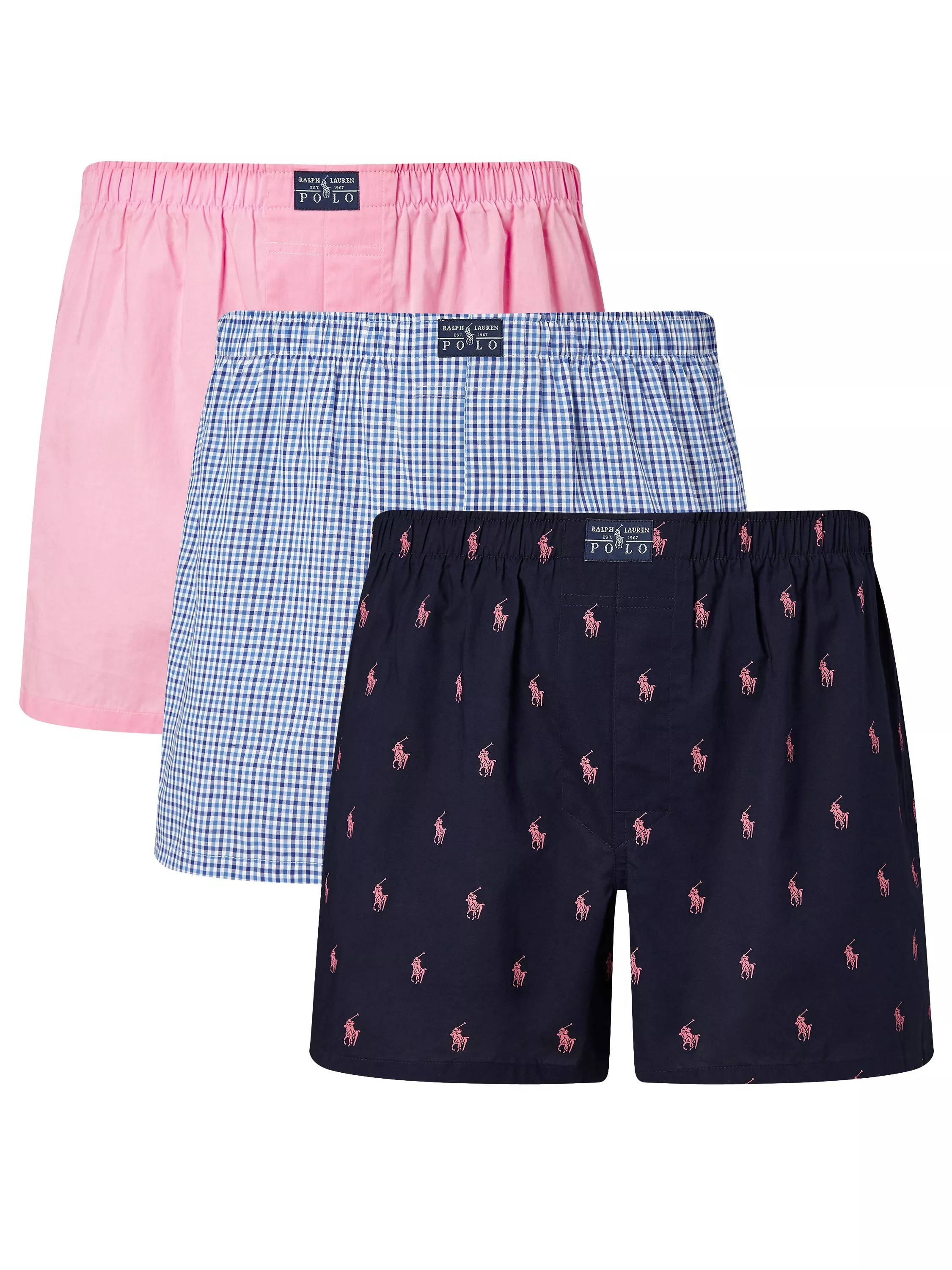 Pink polo boxers best sale