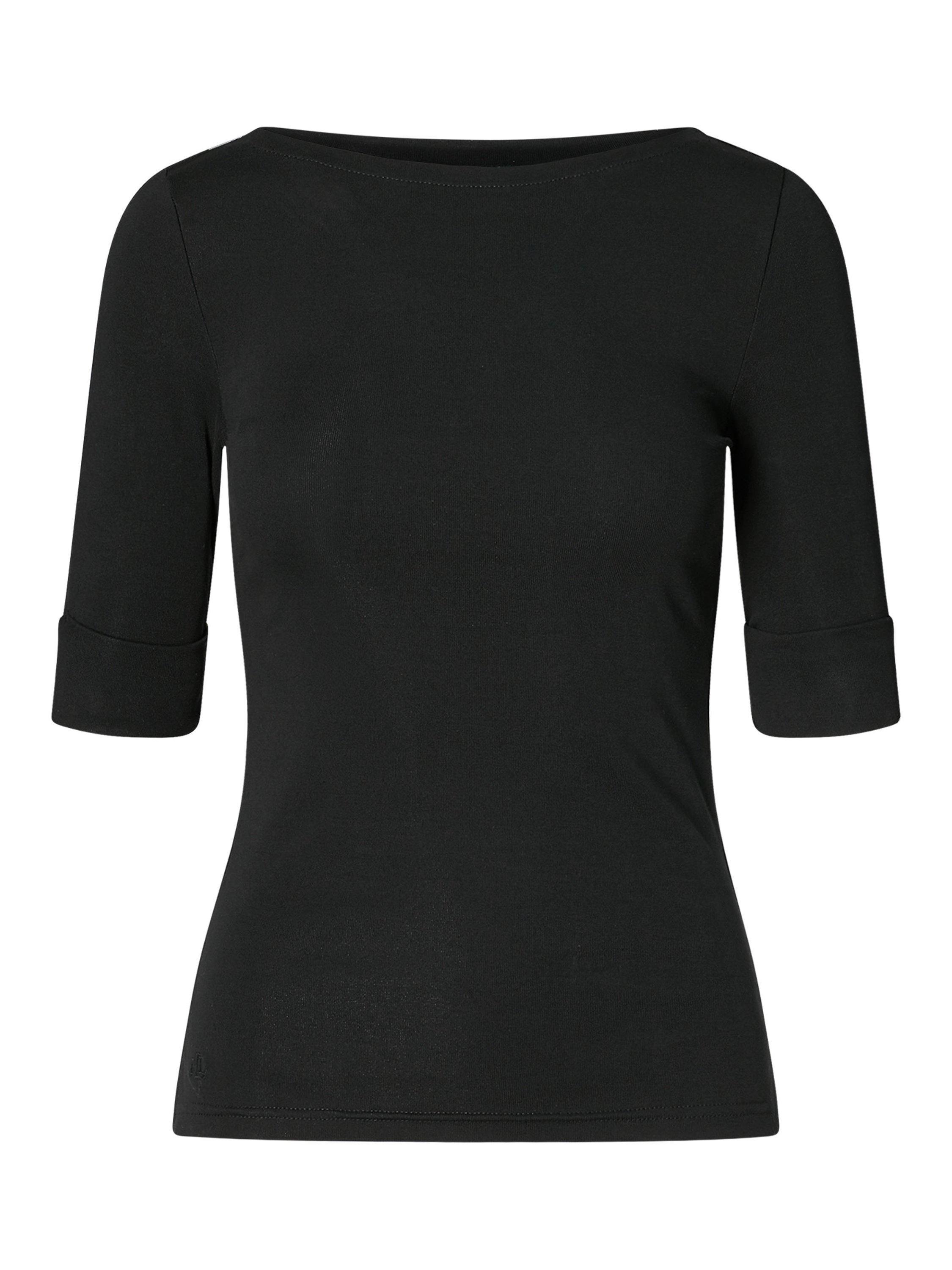 Lauren Ralph Lauren Judy Boat Neck Top, Polo Black, XXS