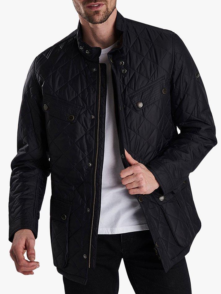 Barbour International Ariel Profile Quilted Jacket Black