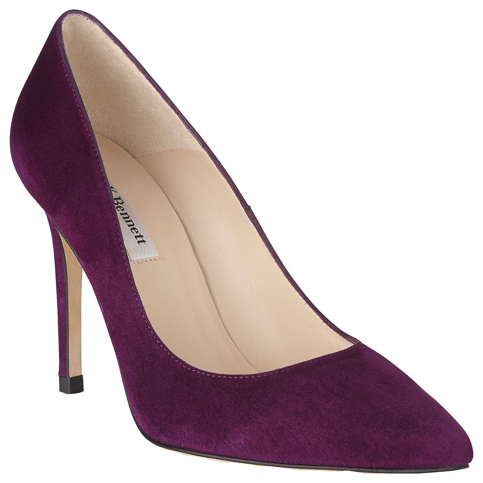 L.K. Bennett Fern Court Shoes, Rasin Suede