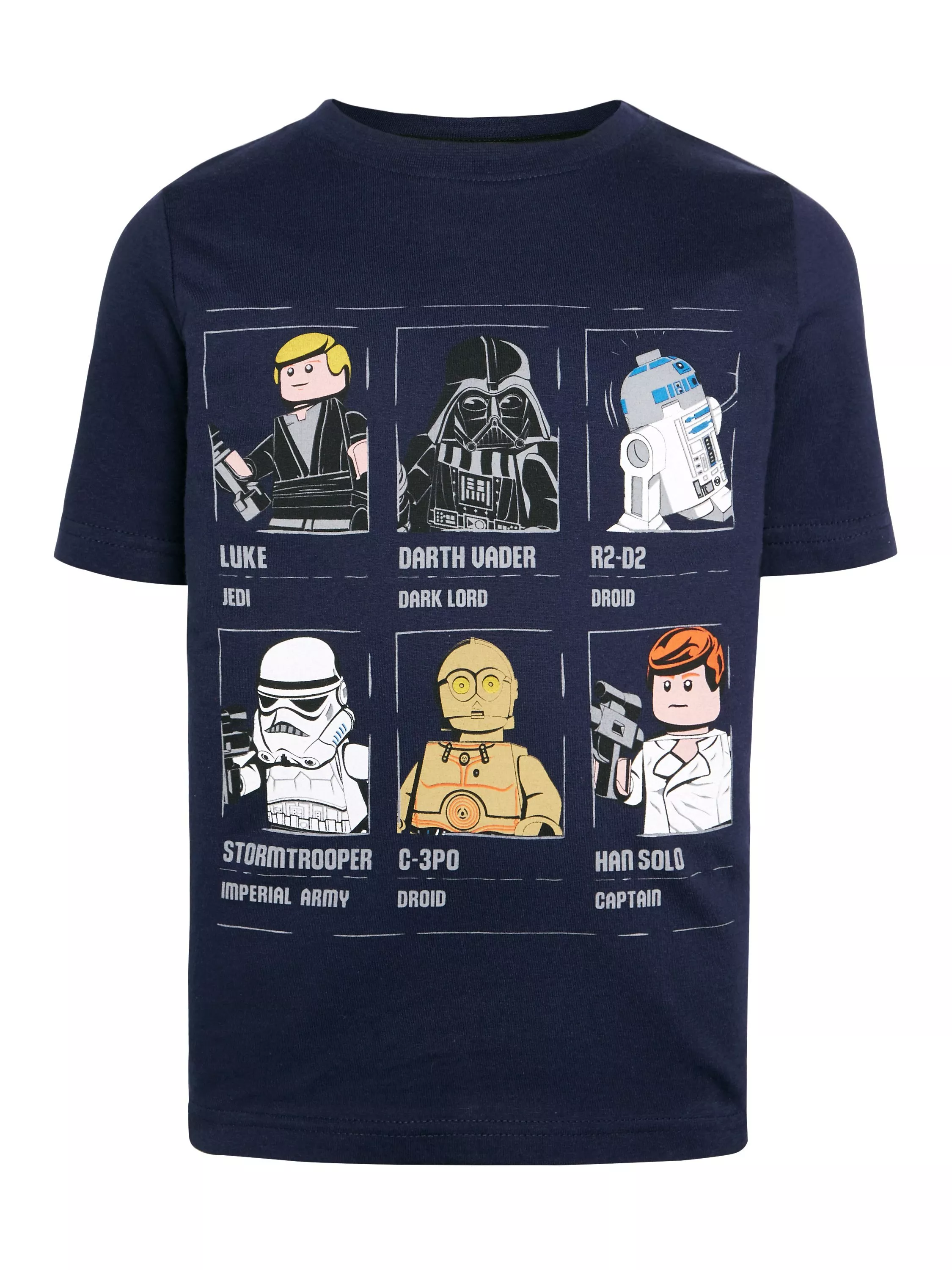 LEGO Star Wars Children s Grid T Shirt Blue