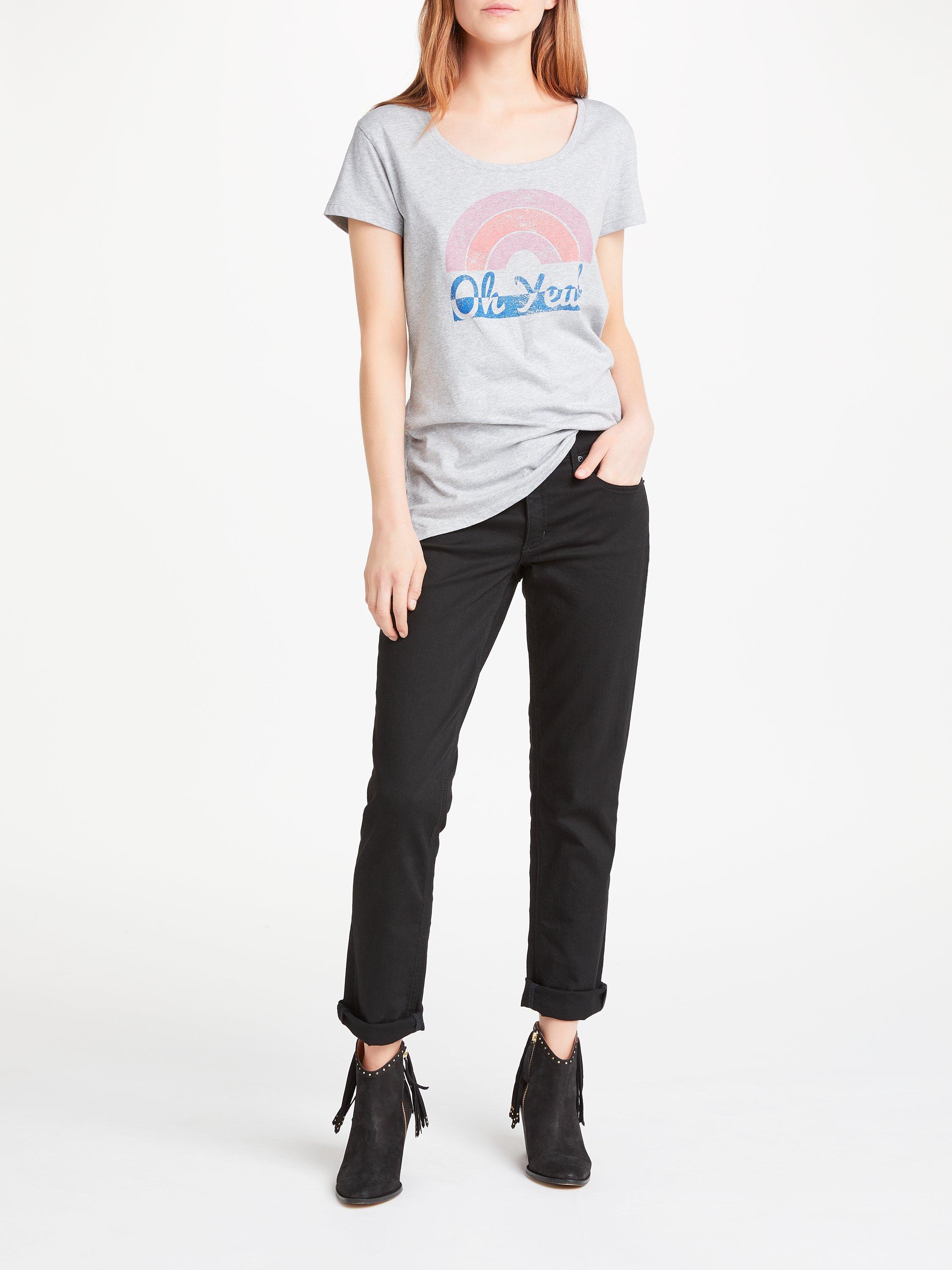 AND/OR Silverlake Straight Leg Jeans, Black