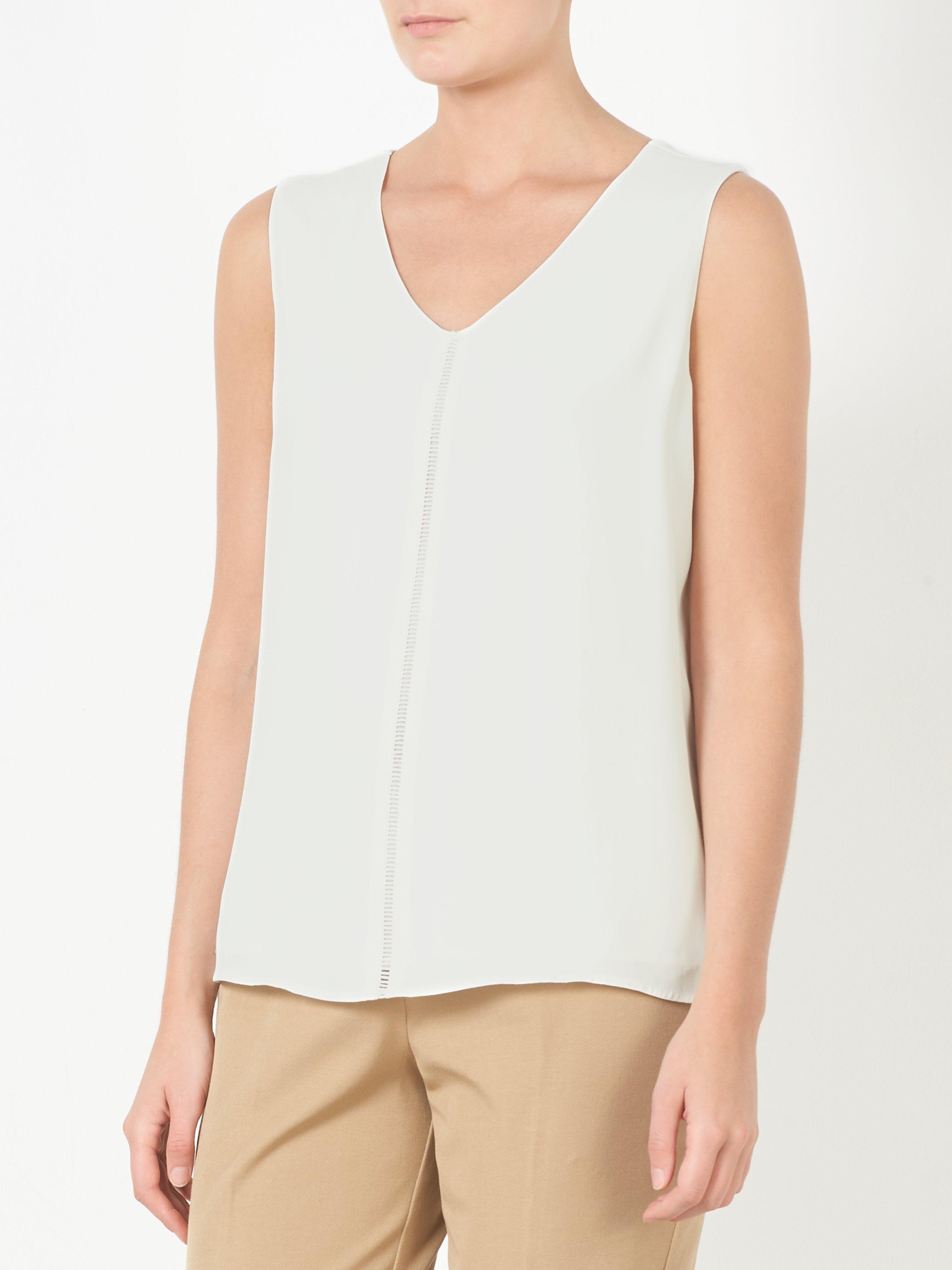 John Lewis & Partners Ladder Stitch Blouse