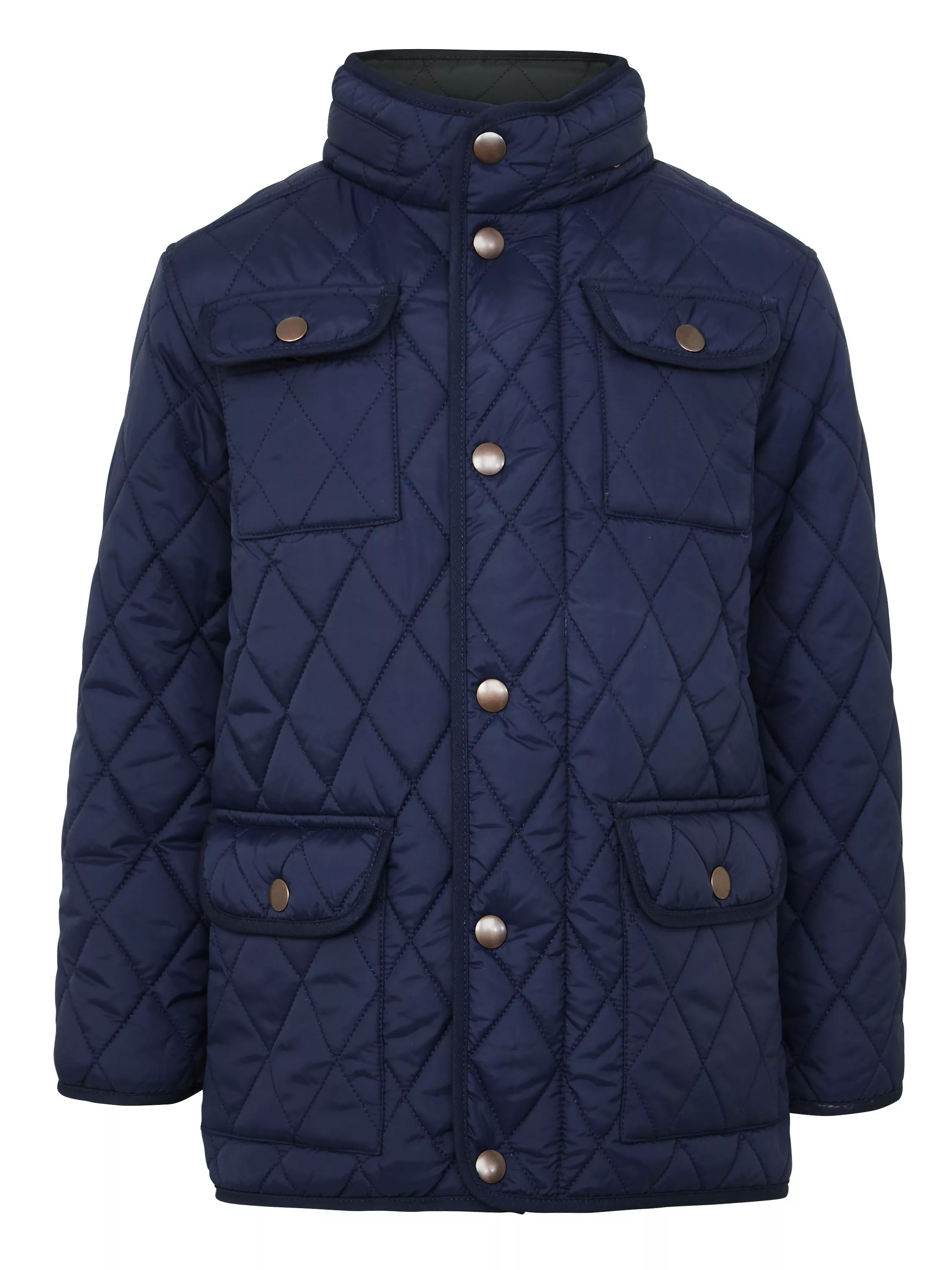 John Lewis Boys Quilted Jacket Navy