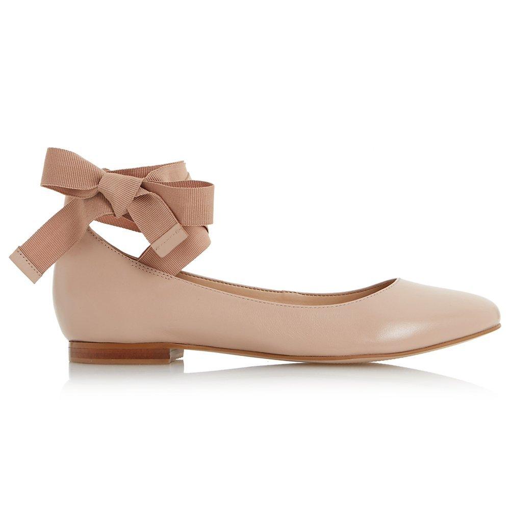 Dune Handsel Tie Up Ballet Pumps