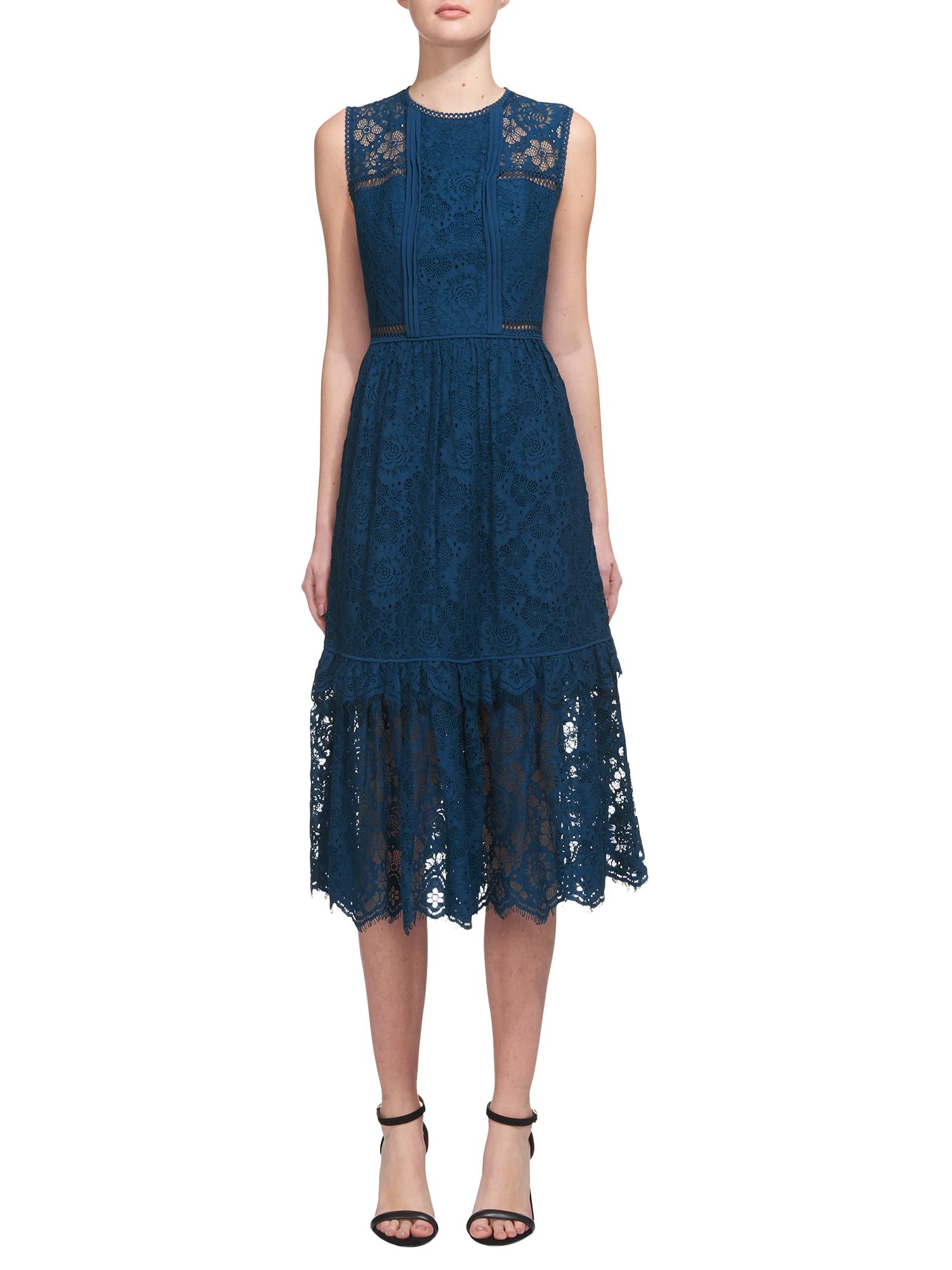 Whistles Rosie Lace Panel Dress