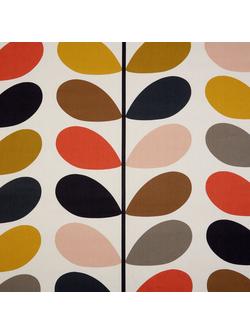 Orla Kiely Multi Stem Pair Lined Eyelet Curtains - view 2, Multi