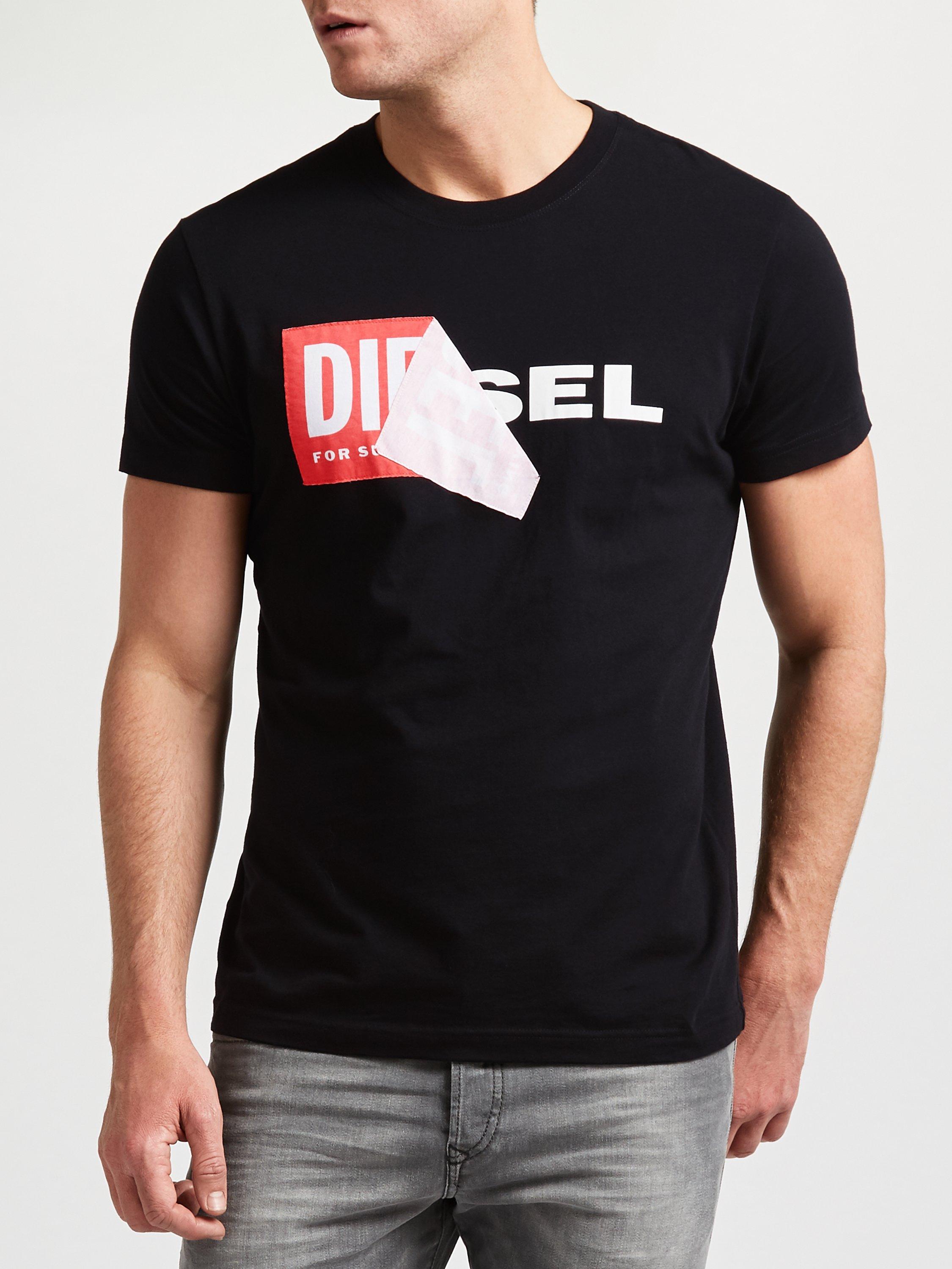 Diesel T Diego QA T Shirt Black