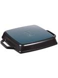 STAUB Cast Iron Double Handle Grill Pan, Black