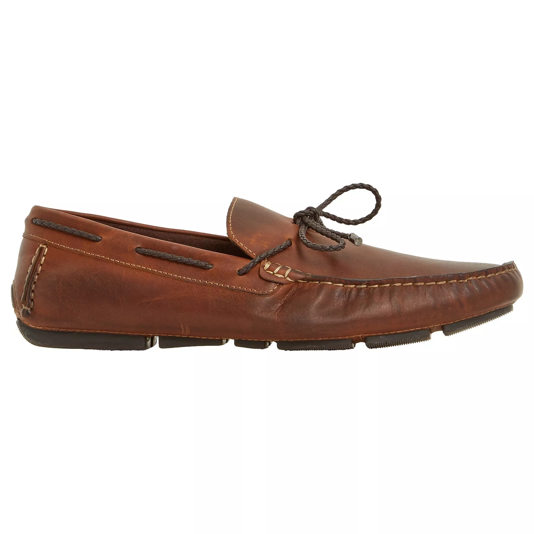 Dune barnacle leather driving loafers on sale