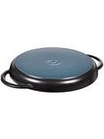 STAUB Cast Iron Round Pure Grill Pan, Black