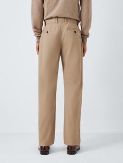 John Lewis Essential Straight Cut Chinos - view 2, Sand